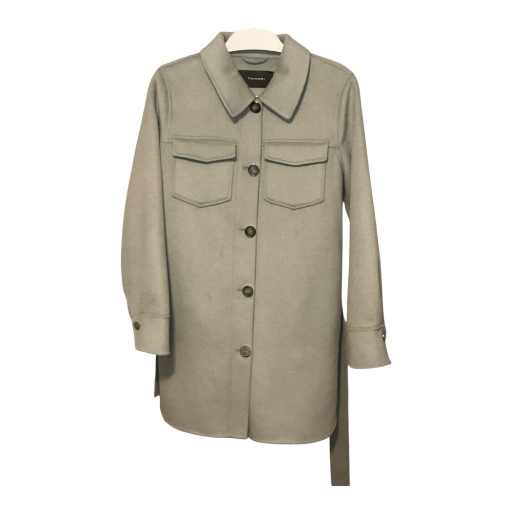 Tahari Light Green Shacket/Coat Size M